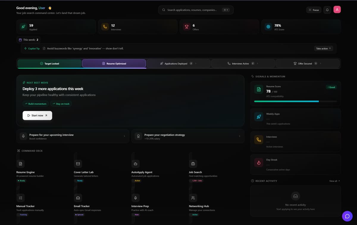 ApplyPilot Dashboard